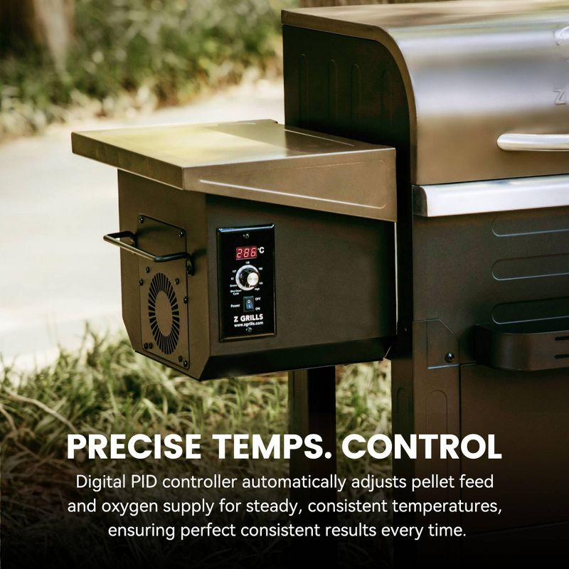 ZPG-6002B Wood Pellet Grill BBQ Smoker Digital Control - Brown - Z Grills