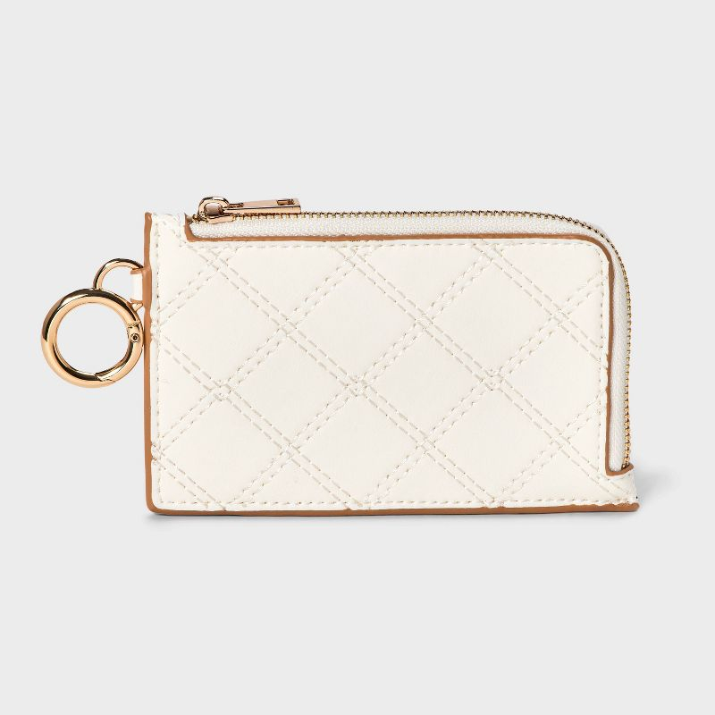 L-Zip Card Case - A New Day™ Off-White