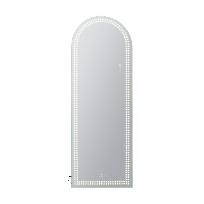 Impressions Vanity Stage Lite Arch Full Length Vanity Mirror Dotted