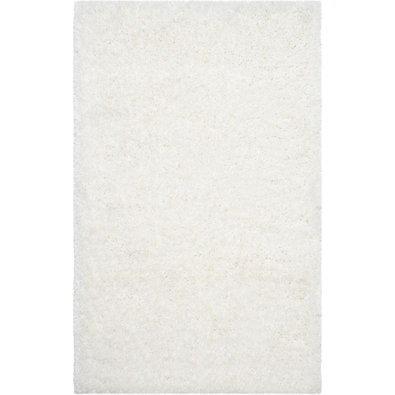 Supreme Shag SGS621 Hand Tufted Indoor Accent Rug - Ivory - 3'x5' - Safavieh