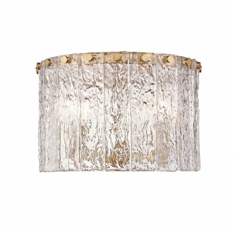 Z-Lite Glacier 3 - Light Flush Mount in  Modern Gold