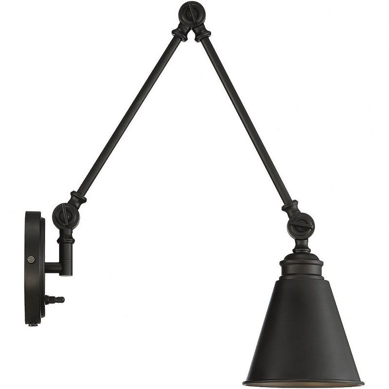 Savoy House Morland 1 - Light Swing Arm Lamp in  Matte Black