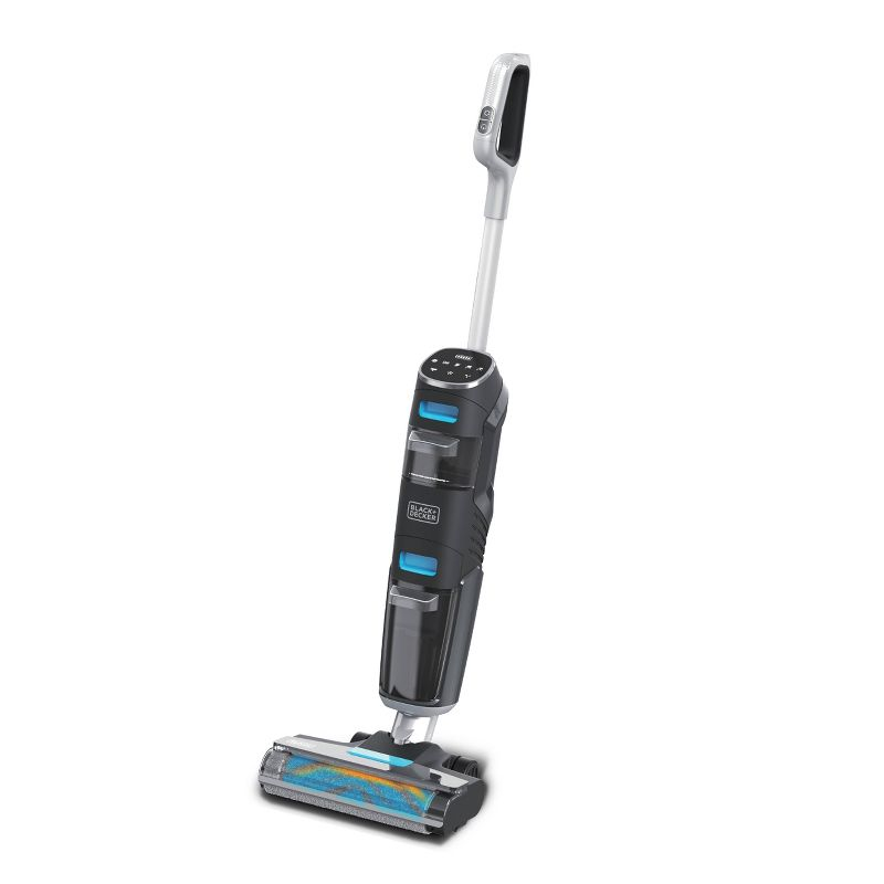 Black + Decker Multi-Surface Cordless Wet and Dry Vacuum + Wash Duo with Accessories and HEPA Filter Black: Rechargeable, Bagless, Lithium Ion Battery