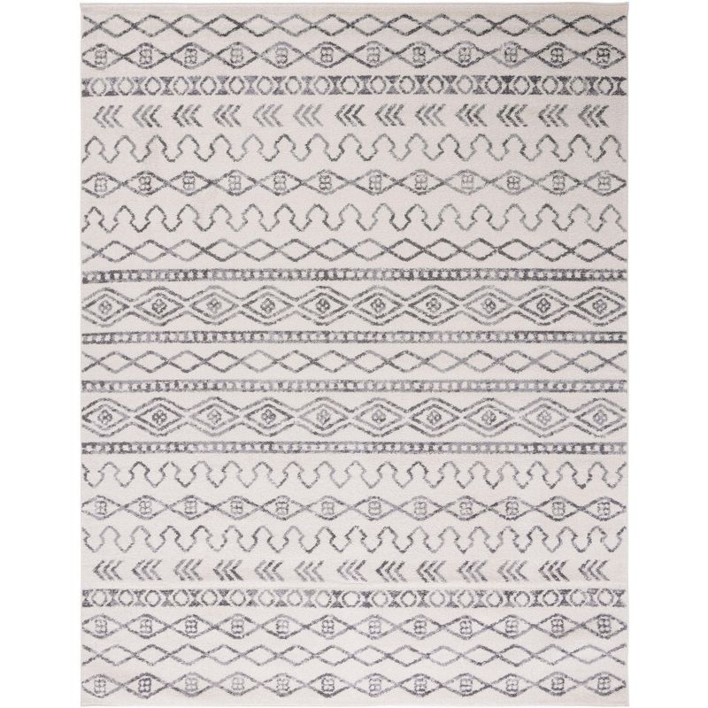 Tulum TUL694 Power Loomed Area Rug - Ivory/Grey - 8'x10' - Safavieh.