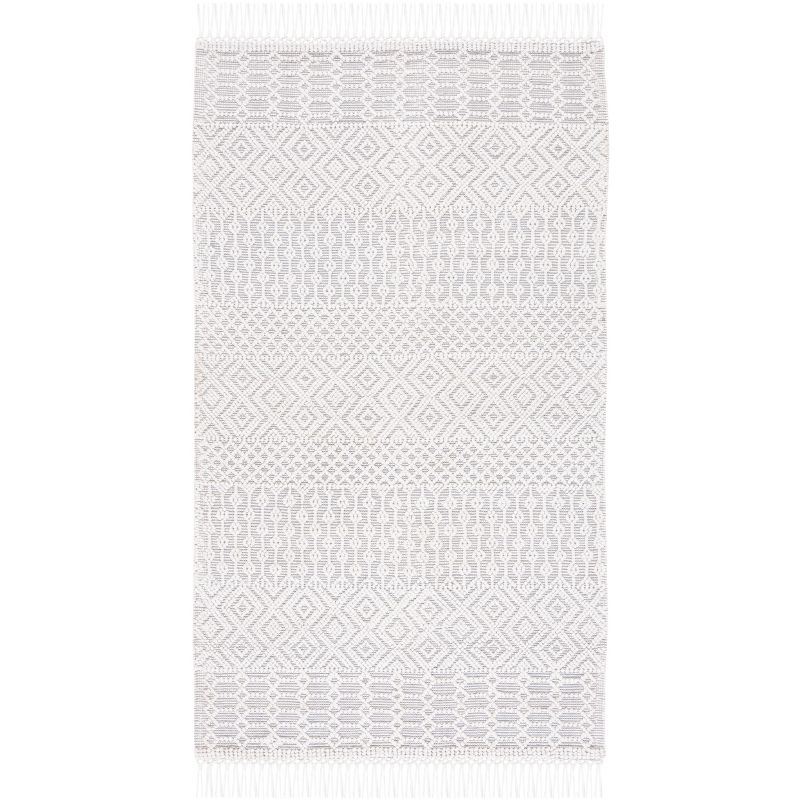 Casablanca CSB276 Hand Woven Indoor Area Rug - Grey/Ivory - 5'x8' - Safavieh