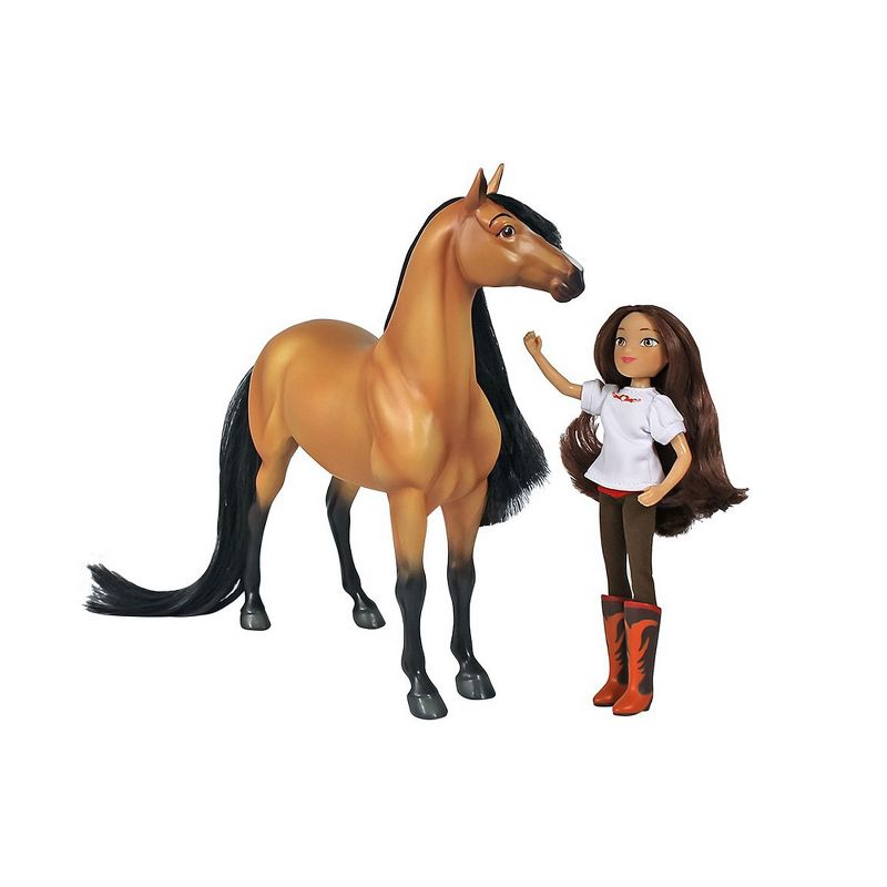 Breyer Animal Creations Breyer 1:12 Classics Spirit Riding Free Spirit & Lucky Model Horse Set