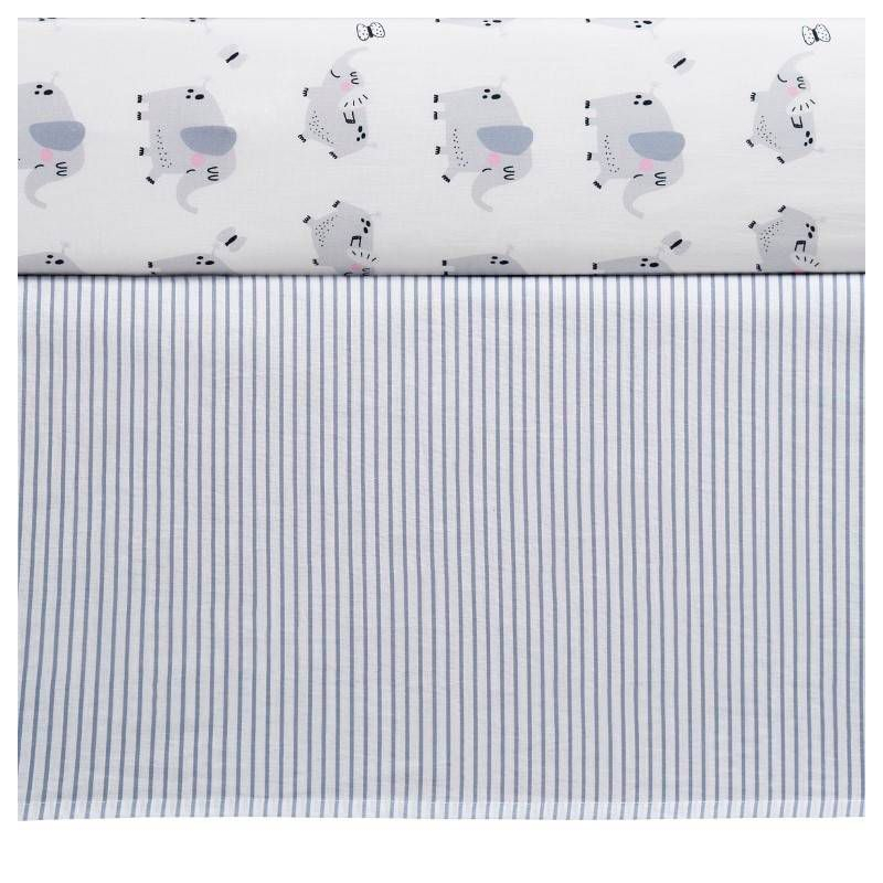 Oxford Baby 3pc Crib Bedding Set - Ele-A-Fun