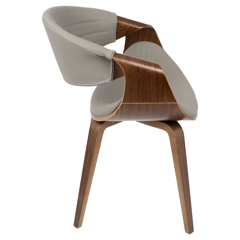 Symphony Mid Century Modern Dining/Accent Chair Gray - Lumisource