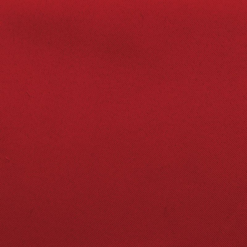 40"x63" Sun Zero Blackout Kenneth Energy Saving Grommet Curtain Panel Red: Modern Thermal Insulated Noise Reduction