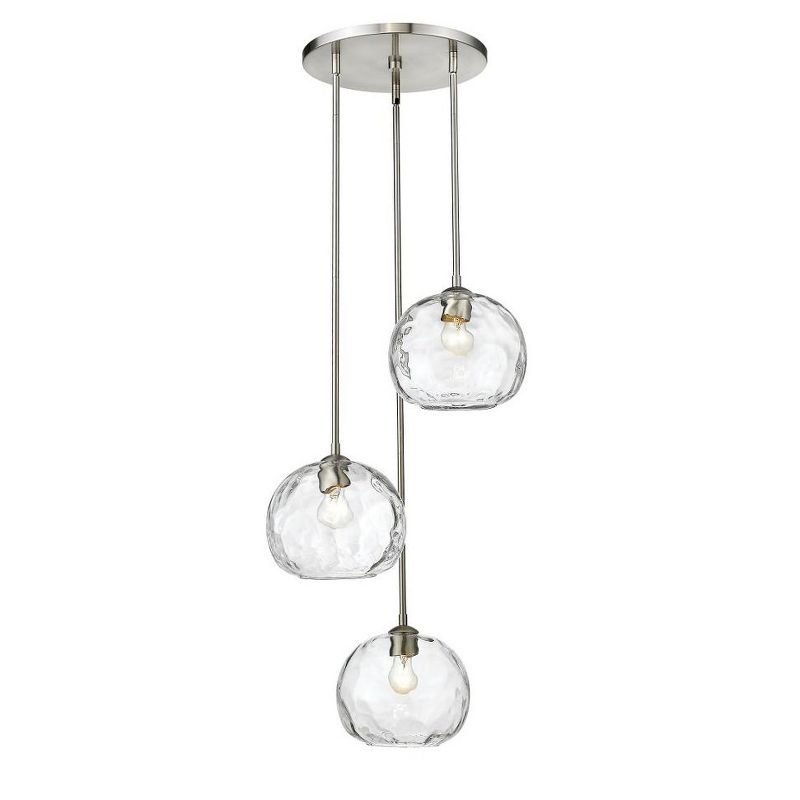 Z-Lite Chloe 3 - Light Chandelier in  Brushed Nickel