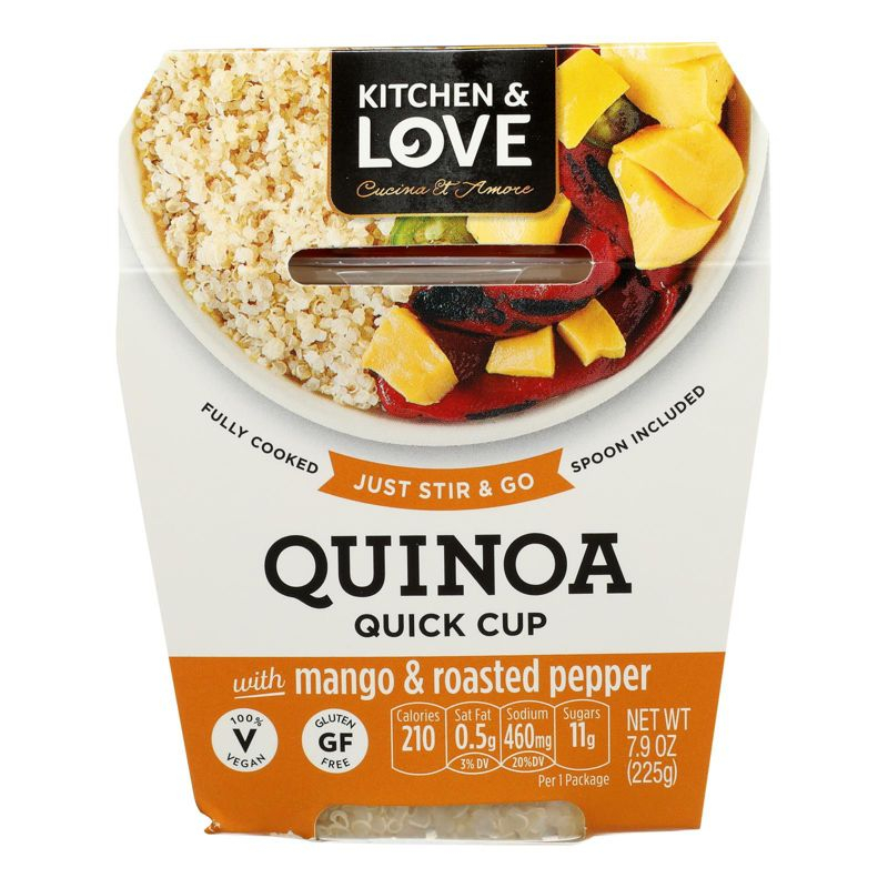 Cucina & Amore Kitchen and Love Quinoa With Mango and Roasted Pepper - Case of 6/7.9 oz