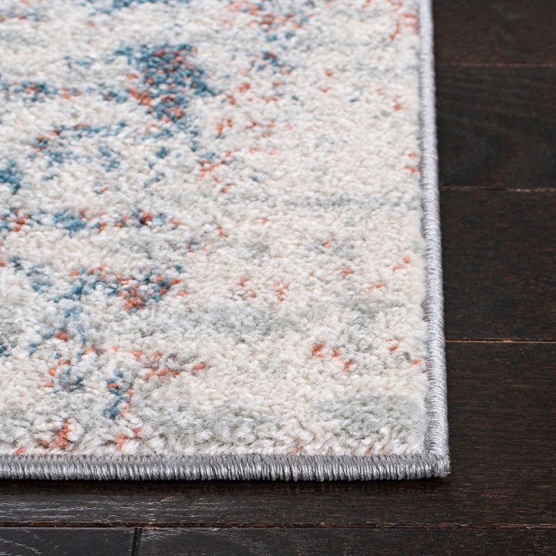 Tulum TUL232 Power Loomed Area Rug - Ivory/Dark Blue - 6'x9' - Safavieh.