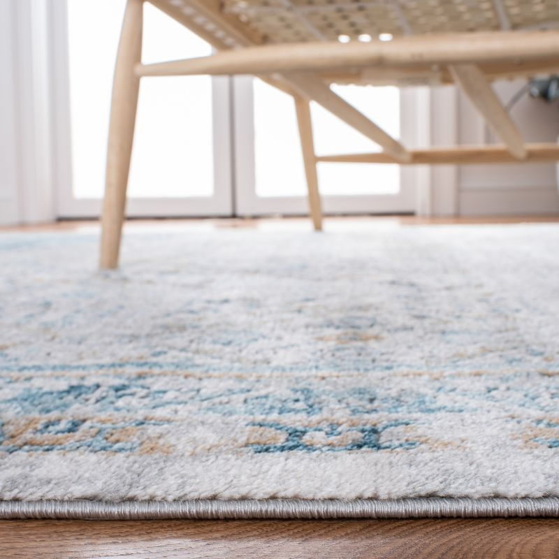 Shivan SHV714 Power Loomed Indoor Area Rug - Blue/Grey - 5'3"x7'6" - Safavieh