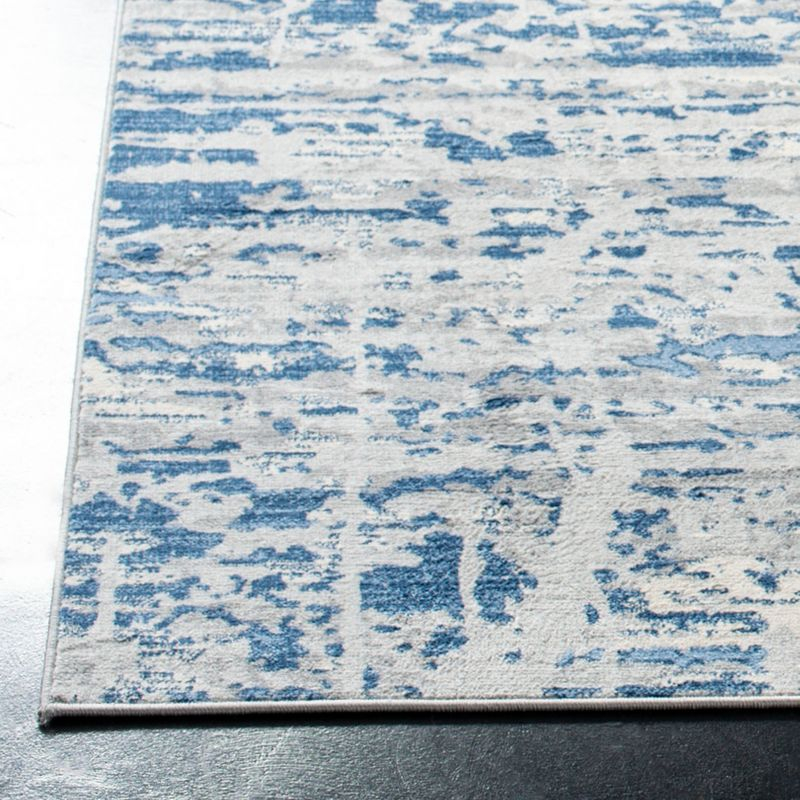 Jasper JSP107 Power Loomed Area Rug - Ivory/Blue - 8'x10' - Safavieh.