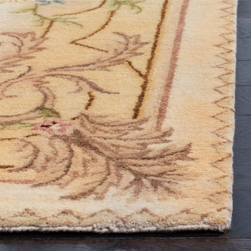 Empire EM823 Hand Tufted Indoor Runner - Beige/Light Gold - 2'6"x12' - Safavieh