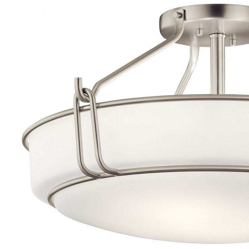 Kichler Lighting Alkire 4 - Light Semi-Flush Mount in  Brushed Nickel