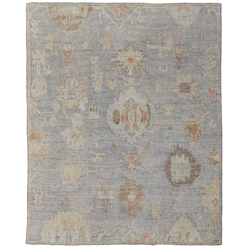Grafton Transitional Floral & Botanical Blue/Gray/Yellow Area Rug