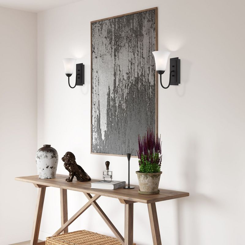 Livex Lighting Ridgedale 1 - Light Wall Light in  Black