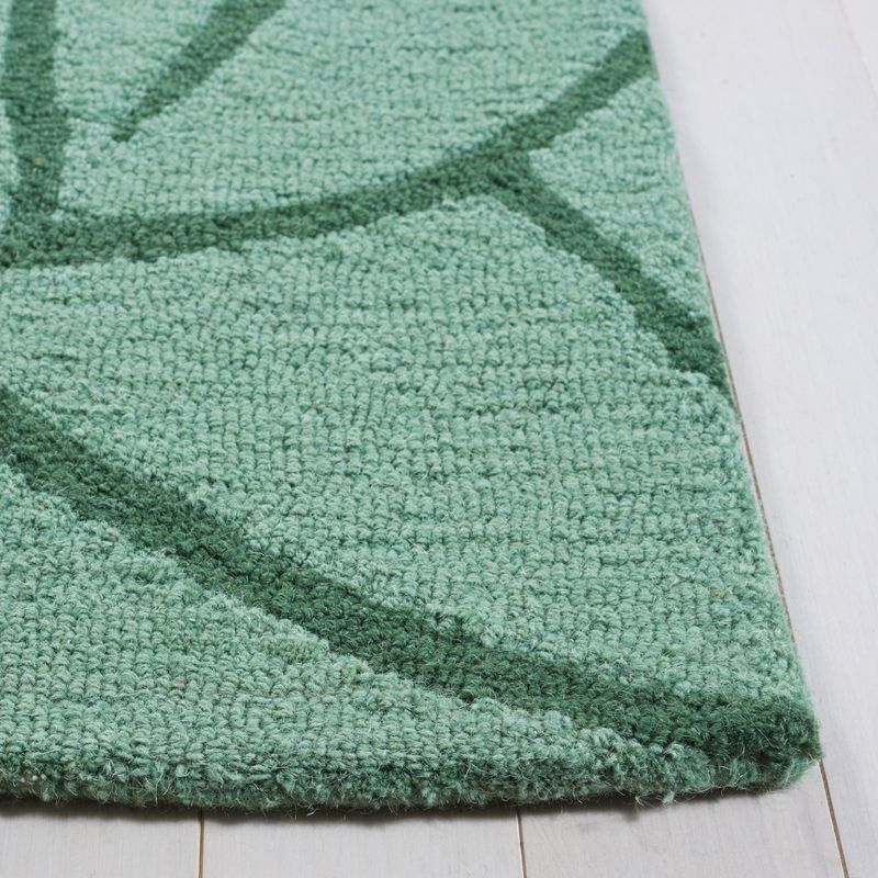 Fifth Avenue FTV127 Hand Tufted Indoor Area Rug - Green/Ivory - 5'x8' - Safavieh