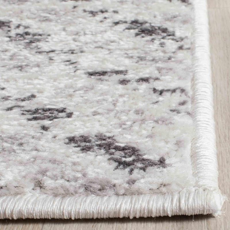 Adirondack ADR104 Power Loomed Accent Rug - Ivory/Charcoal - 3'x5' - Safavieh.