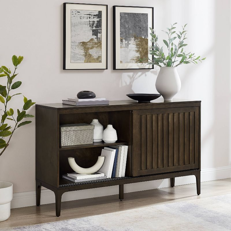 Crosley 54" Asher Sideboard Dark Brown