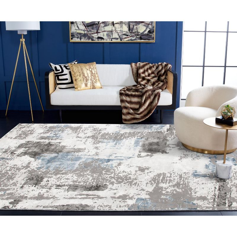 Craft CFT820 Loomed Indoor Area Rug - Grey/Blue - 8'x10' - Safavieh
