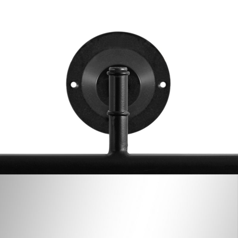 24"x40" Darbridge Rectangle Pivot Mirror Black - Kate & Laurel All Things Decor: Traditional Style, Wall Mounted, Includes Hardware