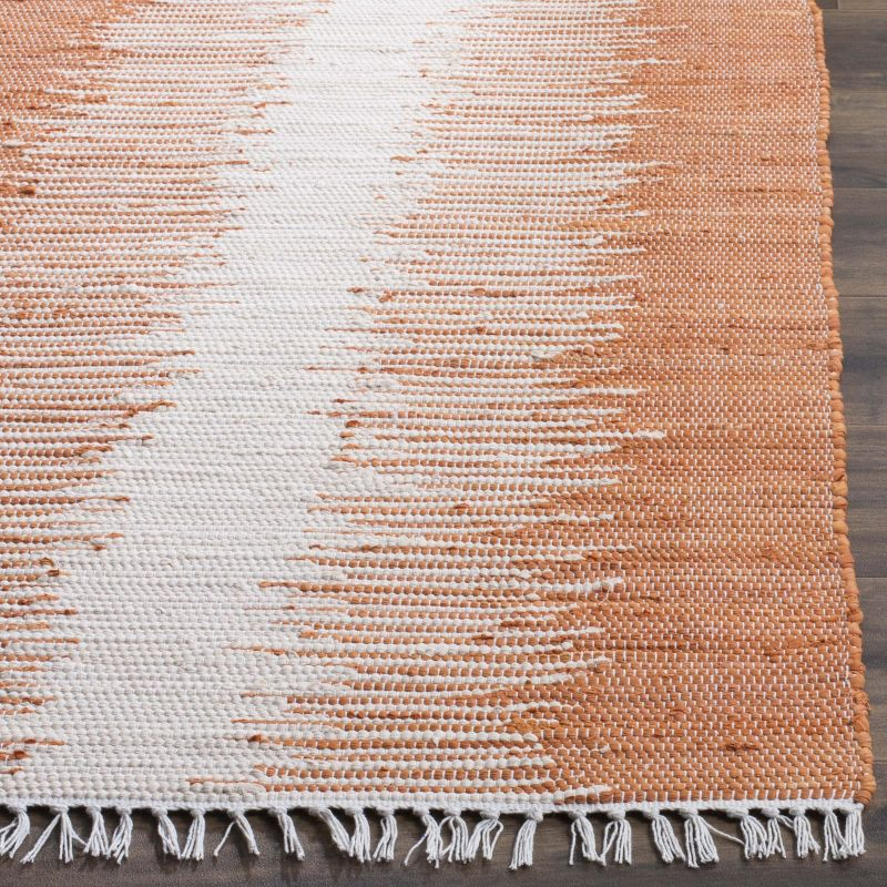Montauk MTK751 Hand Woven Indoor Area Rug - Orange - 5'x7' - Safavieh