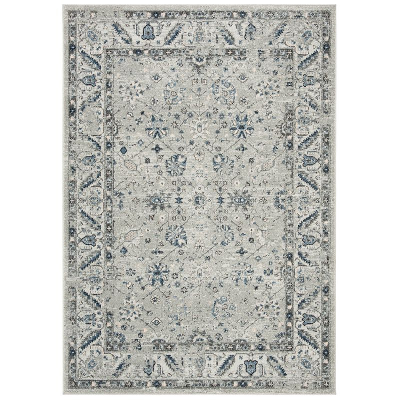 Charleston CHL413 Loomed Indoor Area Rug - Grey/Dark Grey - 4'x6' - Safavieh