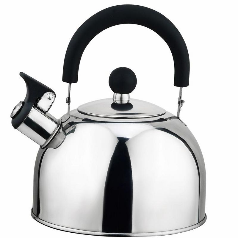 J&V TEXTILES Stainless Steel Whistling Tea Kettle, 2.5-Quart