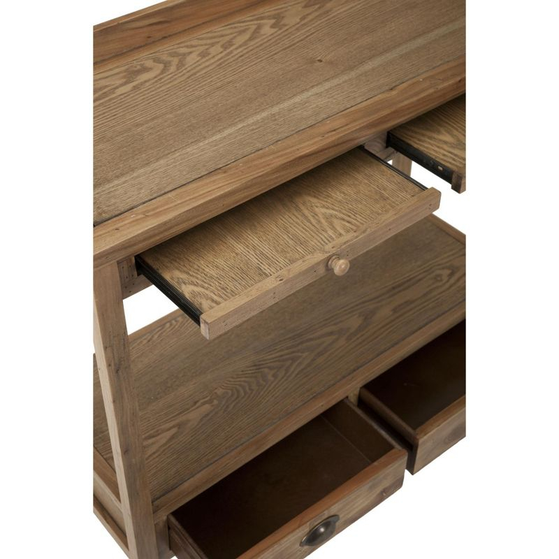 Peter Console - AMH6571A - Brown - Safavieh Couture
