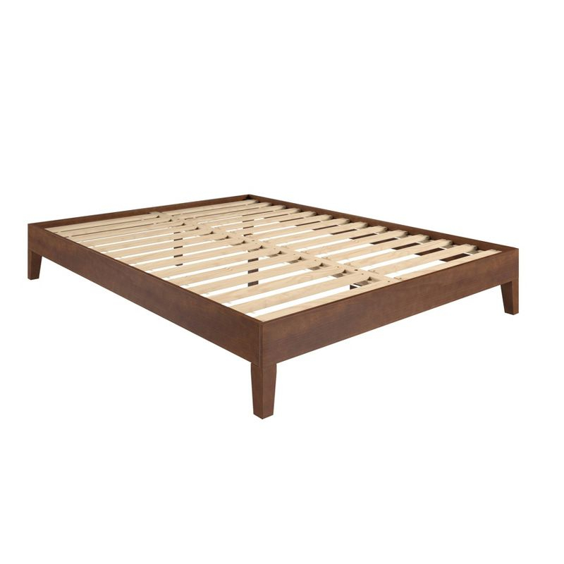Queen Nix Platform Bed Natural - Steve Silver Co.: Pine Frame, No Box Spring Needed, Max 650 lbs
