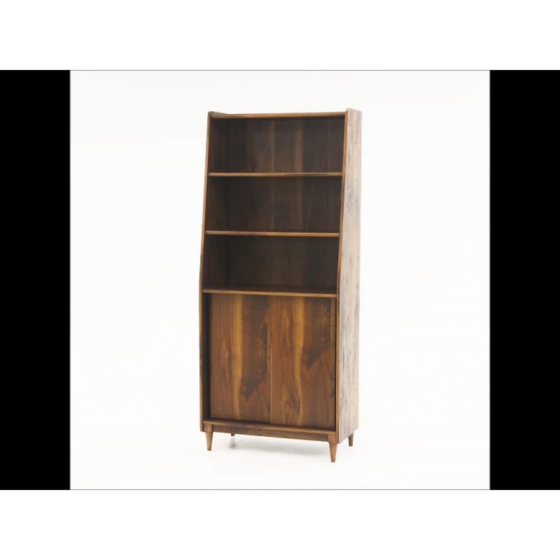 70" Harvey Park Wide Bookshelf Grand Walnut - Sauder