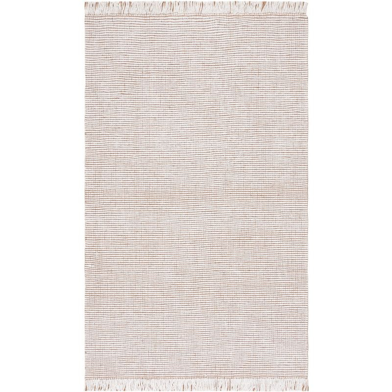 Natural Fiber NF826 Hand Woven Indoor Area Rug - Ivory/Natural - 4'x6' - Safavieh