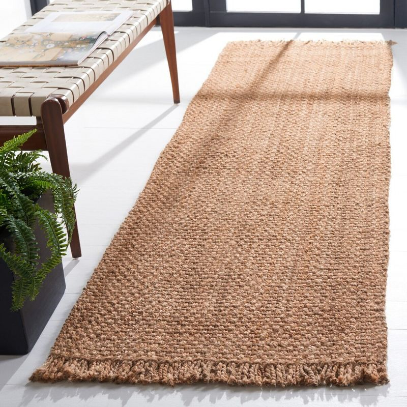 Natural Fiber NF467 Hand Woven Indoor Runner - Natural - 2'6"x10' - Safavieh