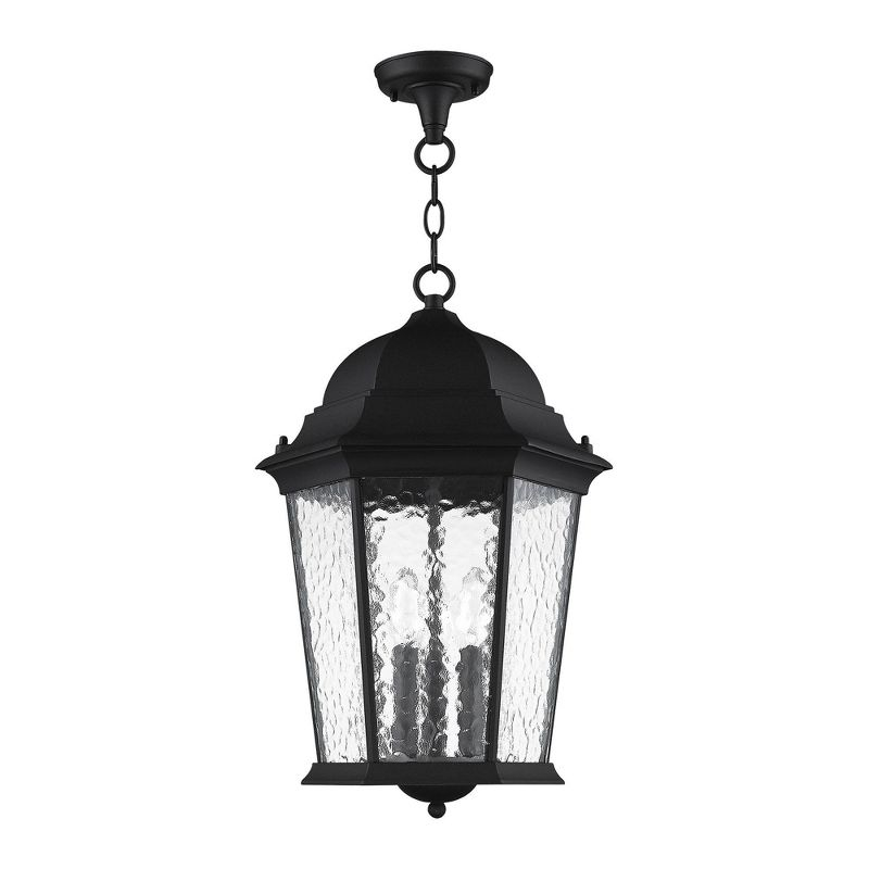 Livex Lighting Hamilton 3 - Light Pendant in  Textured Black