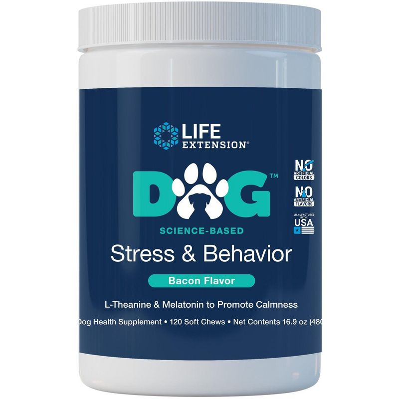 Dog Stress and Behavior by Life Extension  -  120 Soft Chews
