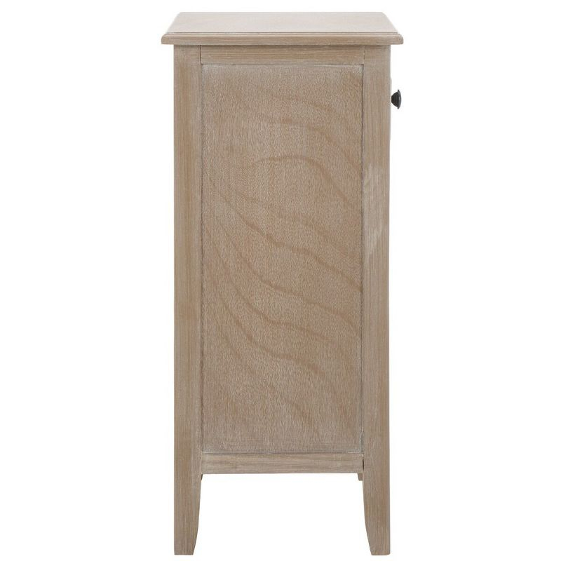 Everly Drawer Side Table - Taupe - Safavieh.
