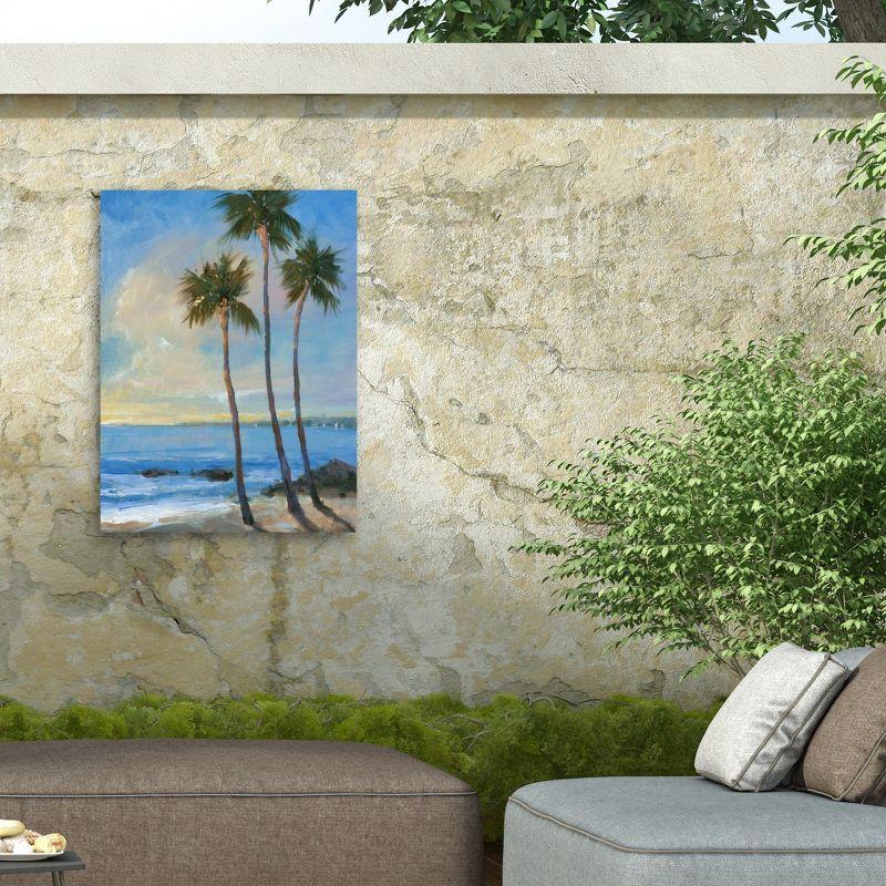 Tim Otoole 'Tropical Breeze Ii' Outdoor Canvas