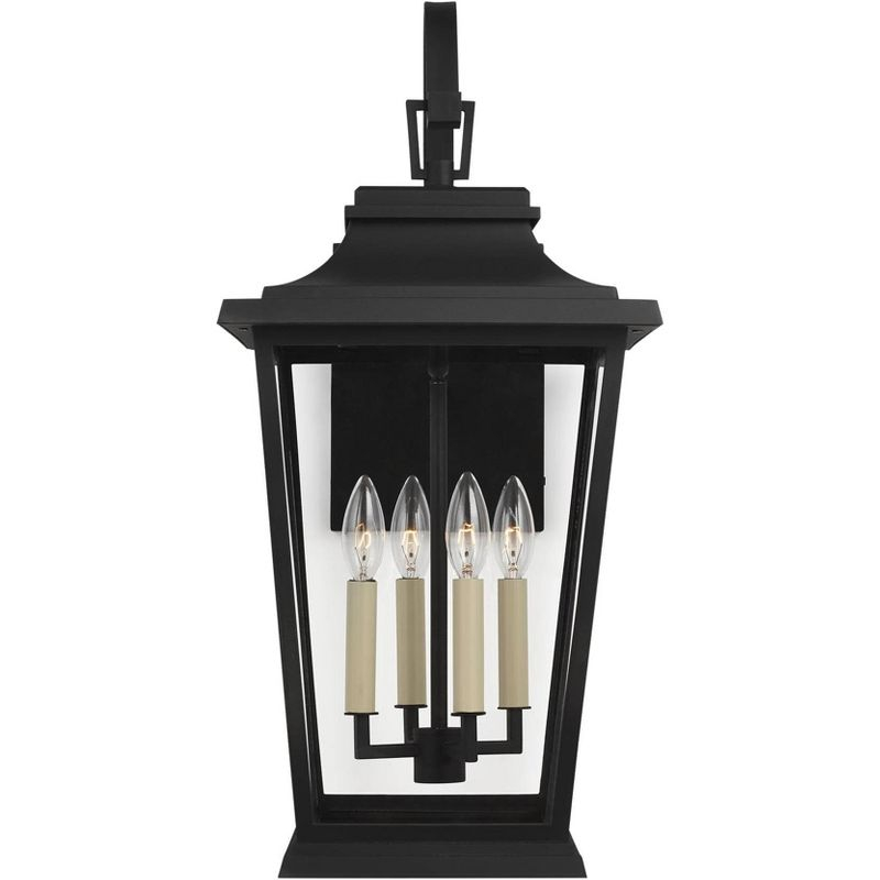 Generation Lighting Warren 25 3/4" High Black 4-Light Outdoor Wall Light