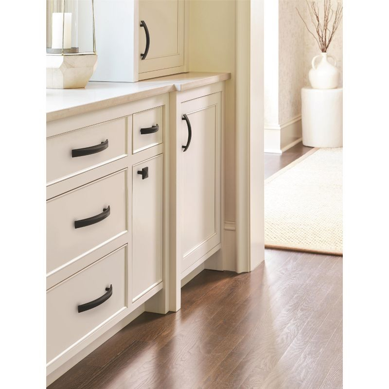 Amerock Extensity 3 inch (76mm) Center-to-Center Matte Black Cabinet Pull