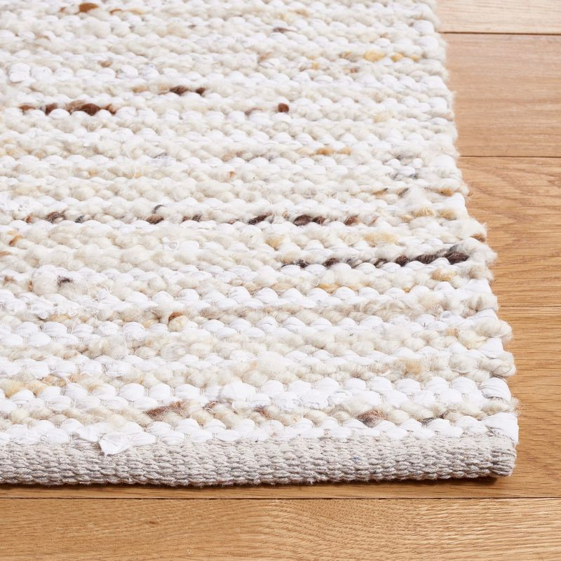 Natura NAT350 Flat Weave Indoor Area Rug - Ivory/Gold - 8'x10' - Safavieh