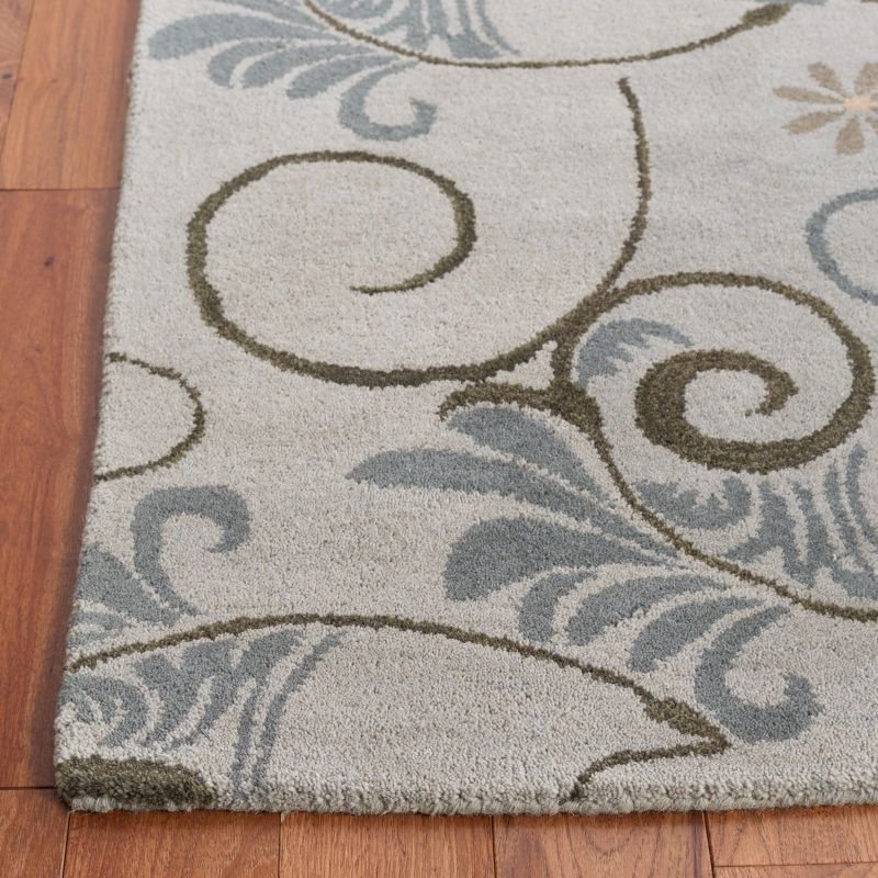 Soho SOH220 Hand Tufted Indoor Area Rug - Grey/Multi - 7'6"x9'6" - Safavieh