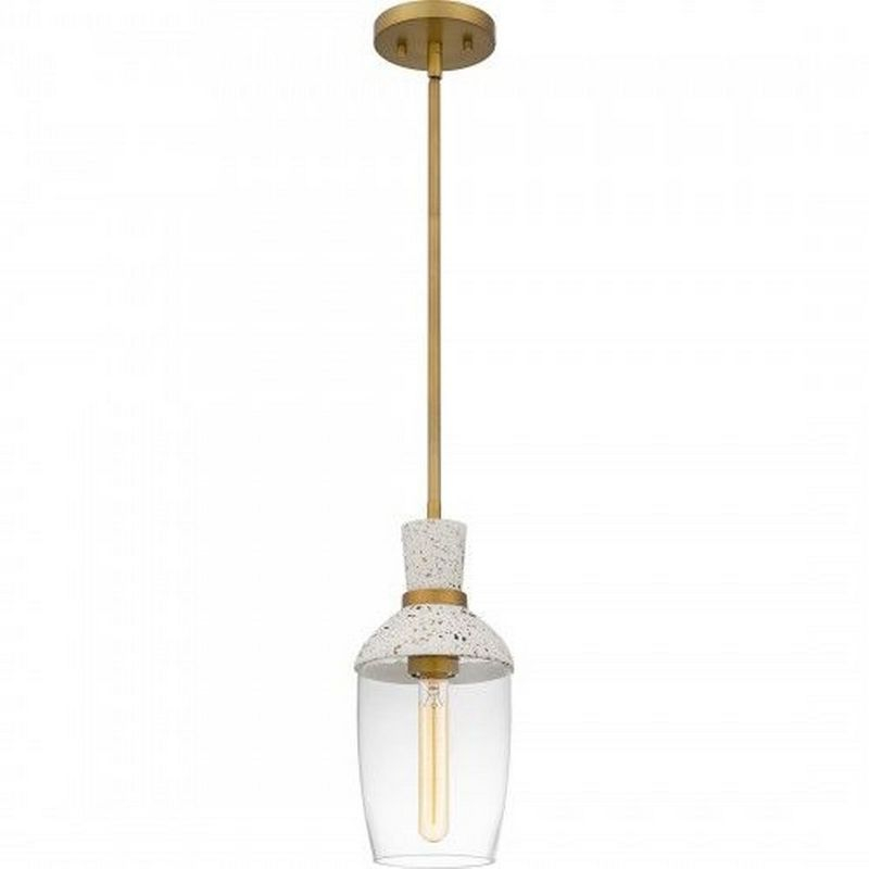 Quoizel Lighting 1 - Light Pendant in  Aged Brass
