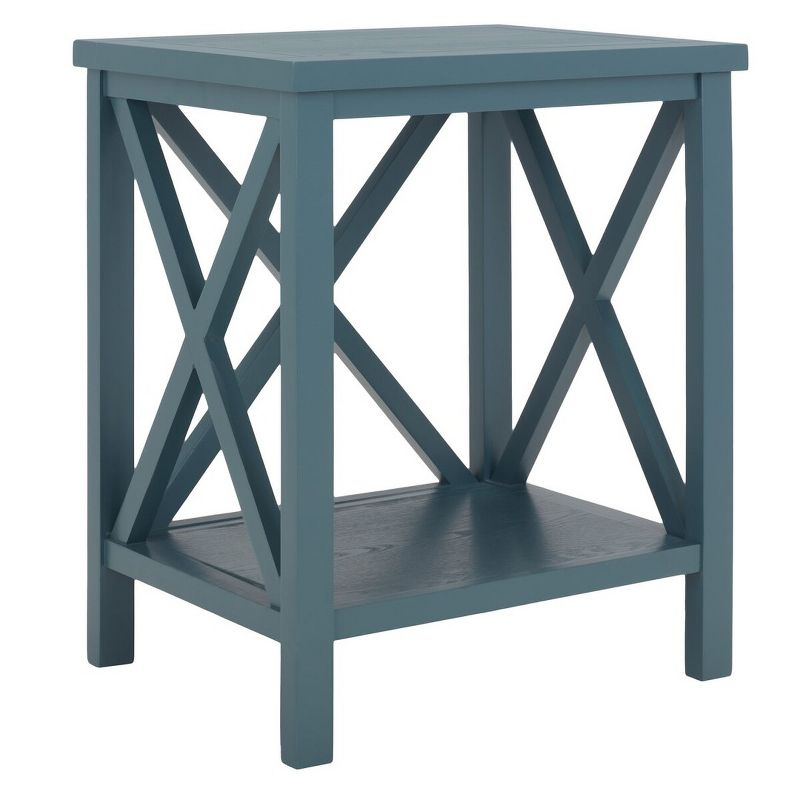 Candace End Table - Teal - Safavieh.