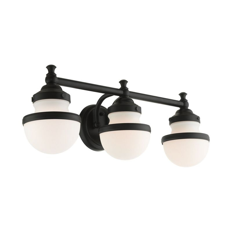 Livex Lighting Oldwick 3 - Light Vanity in  Black