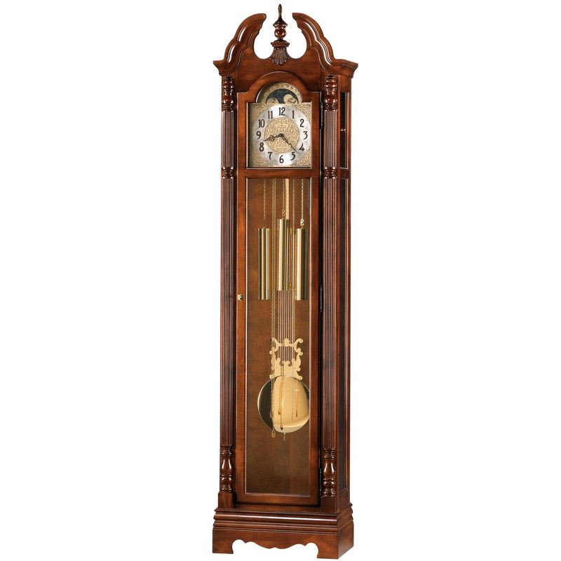 Howard Miller® Jonathan 82.5'' H Solid + Manufactured Wood Grandfather Clock