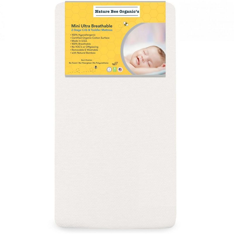 Nature Bee Organic's 2-Stage Mini Crib Mattress