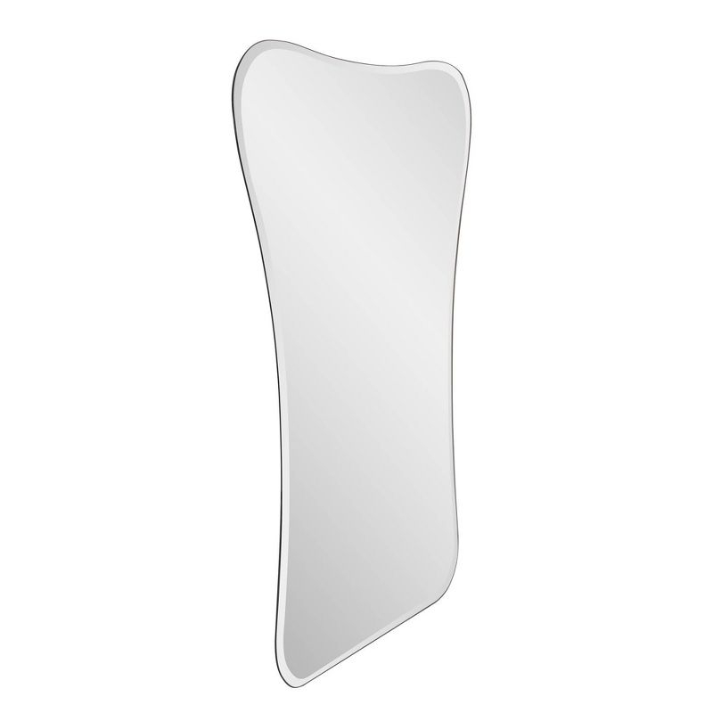 Howard Elliott 24"x35.5" Flared Frameless Mirror: Modern Style, Glass Material, No Assembly Required