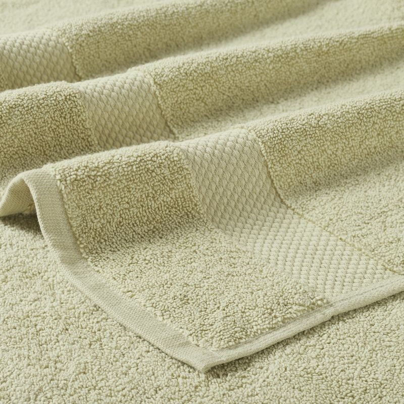 Better Trends 100% Cotton Hand Towel, Pack of 3 (16x26 Inches) Quicker to Dry, Lighter Weight, Super Soft and Absorbent, Sage